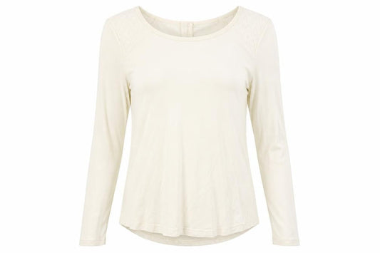 Banana Republic Women's Ivory XS Long Sleeve Top