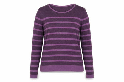 Womens UK Size M Viyella Purple Pullover Jumper