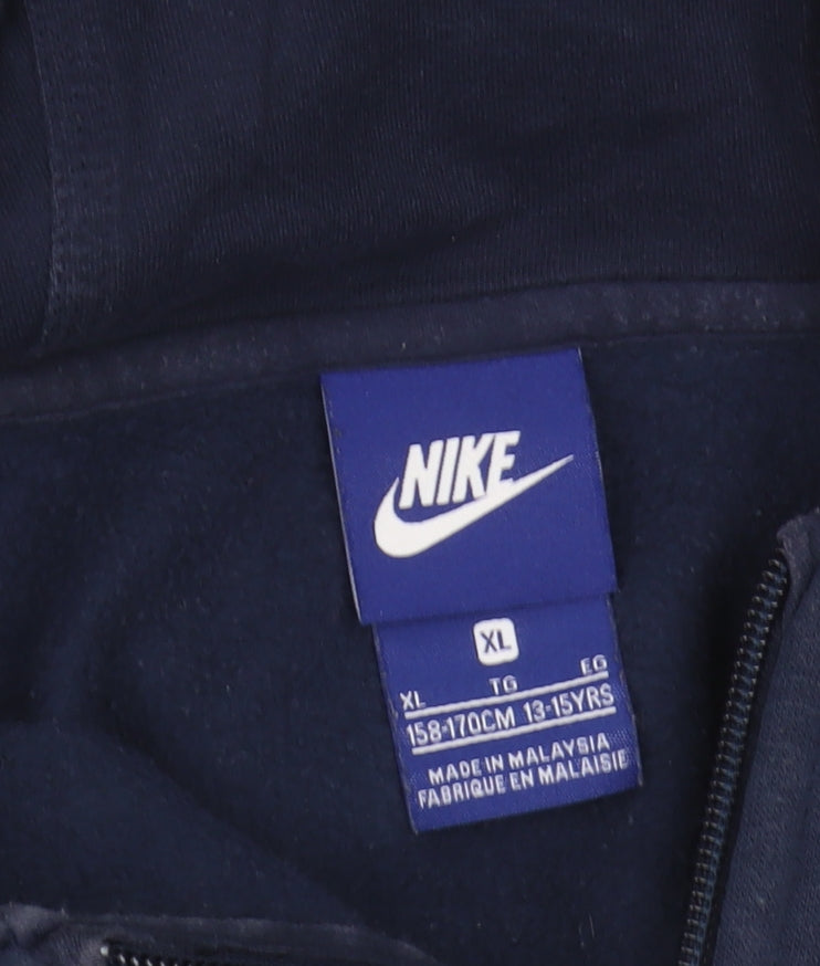 Nike Boys Blue Full Zip Hoodie XL