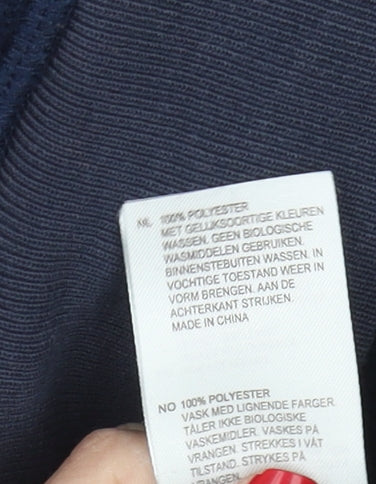 White Stuff Men's Blue Fleece Zip Sweatshirt S