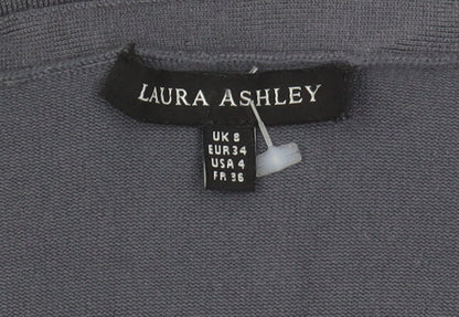 Womens UK Size 8 Laura Ashley Grey Pullover