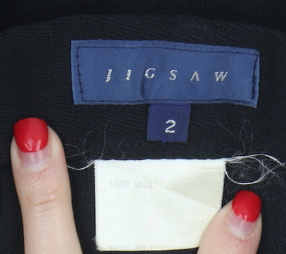 Womens UK Size 2XS Jigsaw   Black Trousers
