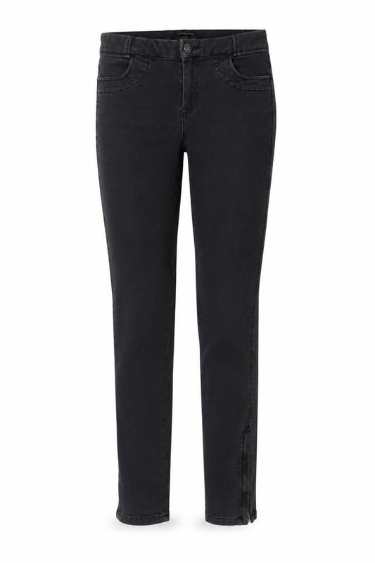 Front view of Massimo Dutti Women’s Black Skinny Jeans, size UK 10