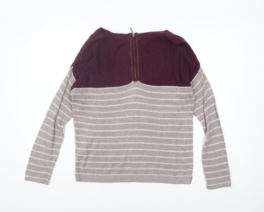 Jasper Conran Women's Multicolour Stripe Pullover Jumper
