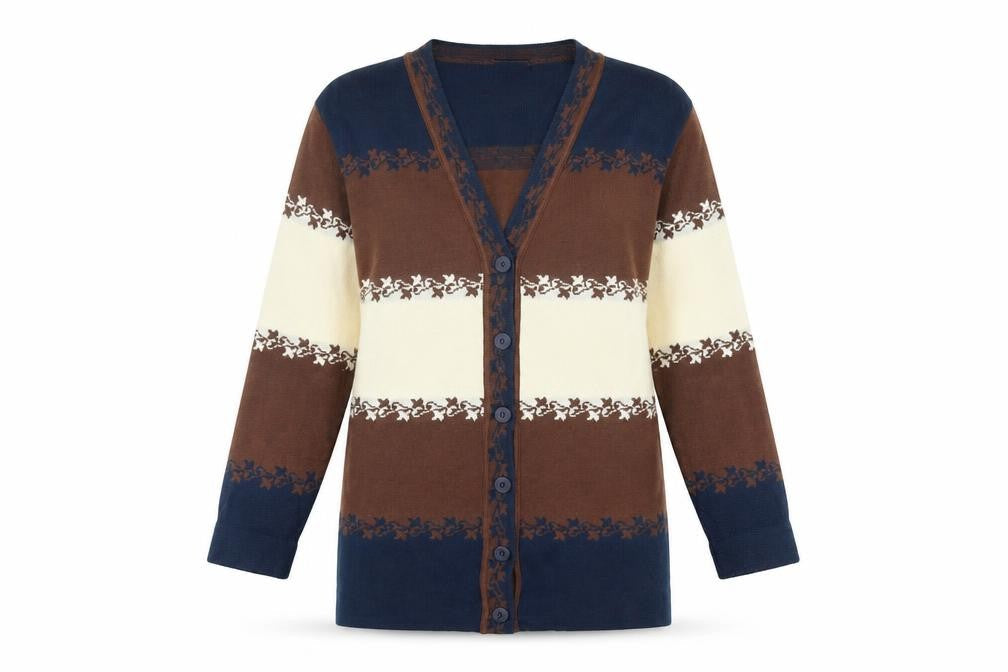 Womens UK Size S Alexon Brown Cardigan Jumper