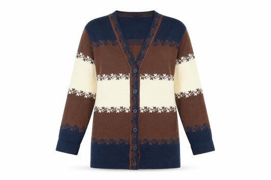 Womens UK Size S Alexon Brown Cardigan Jumper