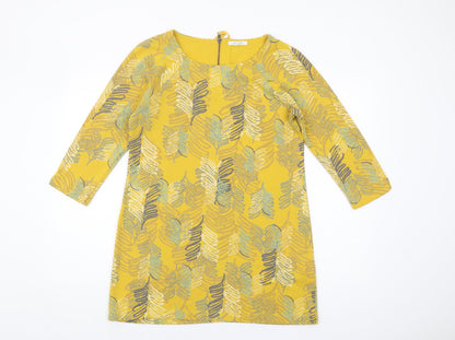 Womens UK Size 12 White Stuff Yellow Tunic Blouse