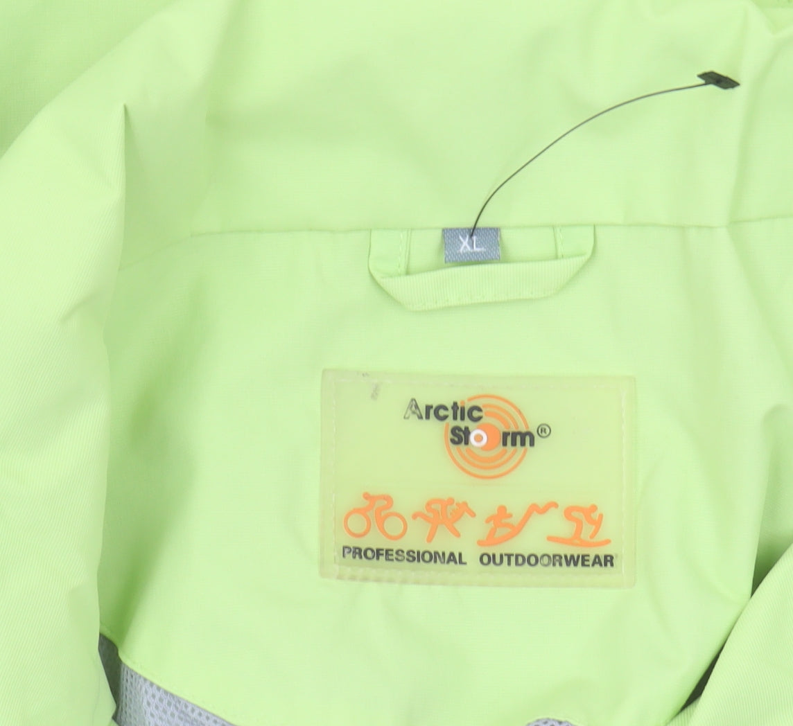 Unisex Adults UK Size XL Arctic Storm Green Rain Coat