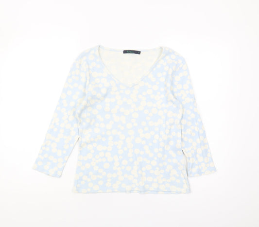 Womens UK Size M Boden Blue Basic T-Shirt