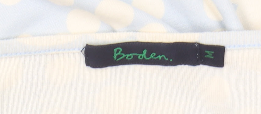 Womens UK Size M Boden Blue Basic T-Shirt