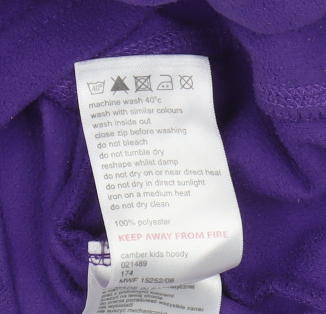Mountain Warehouse Girls Purple Fleece Hoodie 13 Years