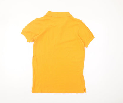 Voi Jeans Men's Orange Polo Shirt Size S Casual