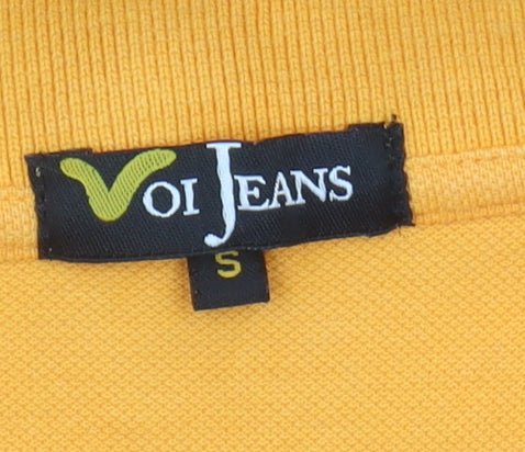 Voi Jeans Men's Orange Polo Shirt Size S Casual