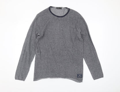 Mens UK Size S JACK & JONES Grey  T-Shirt