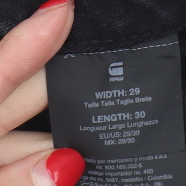 G-Star Raw Men's Black Denim Jeans Size 29