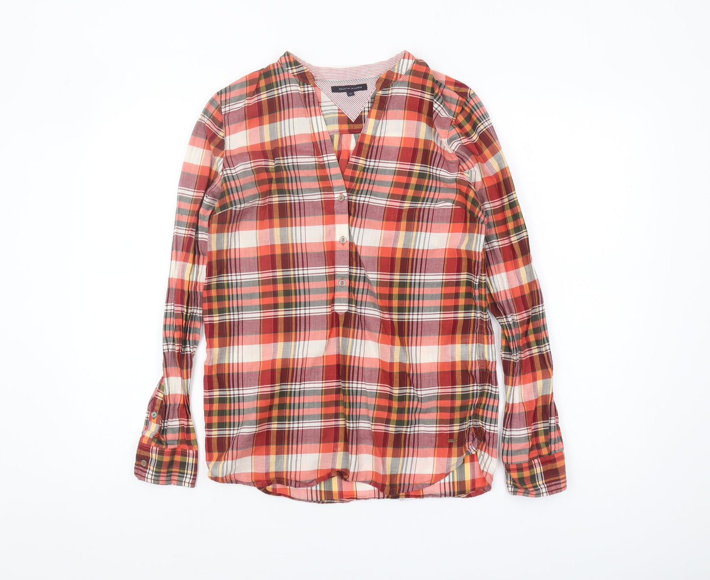 Womens UK Size XS Tommy Hilfiger Multicoloured Basic Blouse