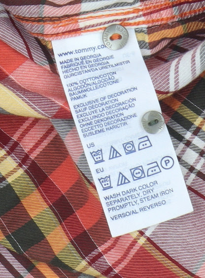 Womens UK Size XS Tommy Hilfiger Multicoloured Basic Blouse