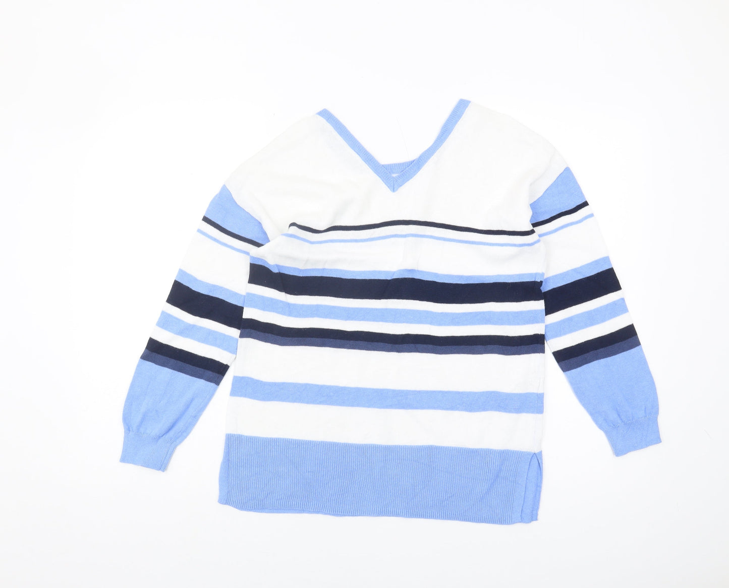 Womens UK Size UK 12 Laura Ashley Blue Pullover Jumper