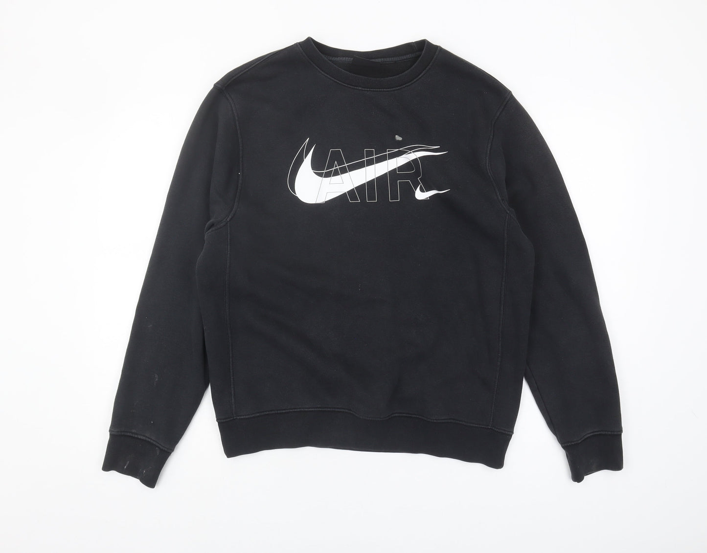 Mens UK Size S Nike Black Pullover Sweatshirt