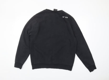 Mens UK Size S Nike Black Pullover Sweatshirt