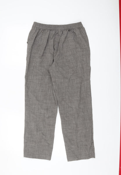 Womens UK Size 12 Honor Millburn Regular Fit CasualWorkwear Grey Trousers