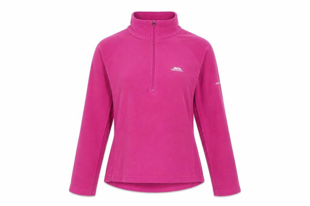 Trespass Pink Fleece Sweatshirt M Lightweight Zip