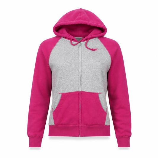 Womens UK Size XS Nike Multicoloured Full Zip Hoodie