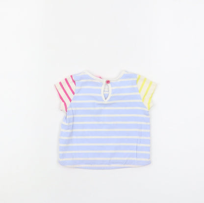 Joules Unisex Multicoloured Striped T-Shirt, 12 Months