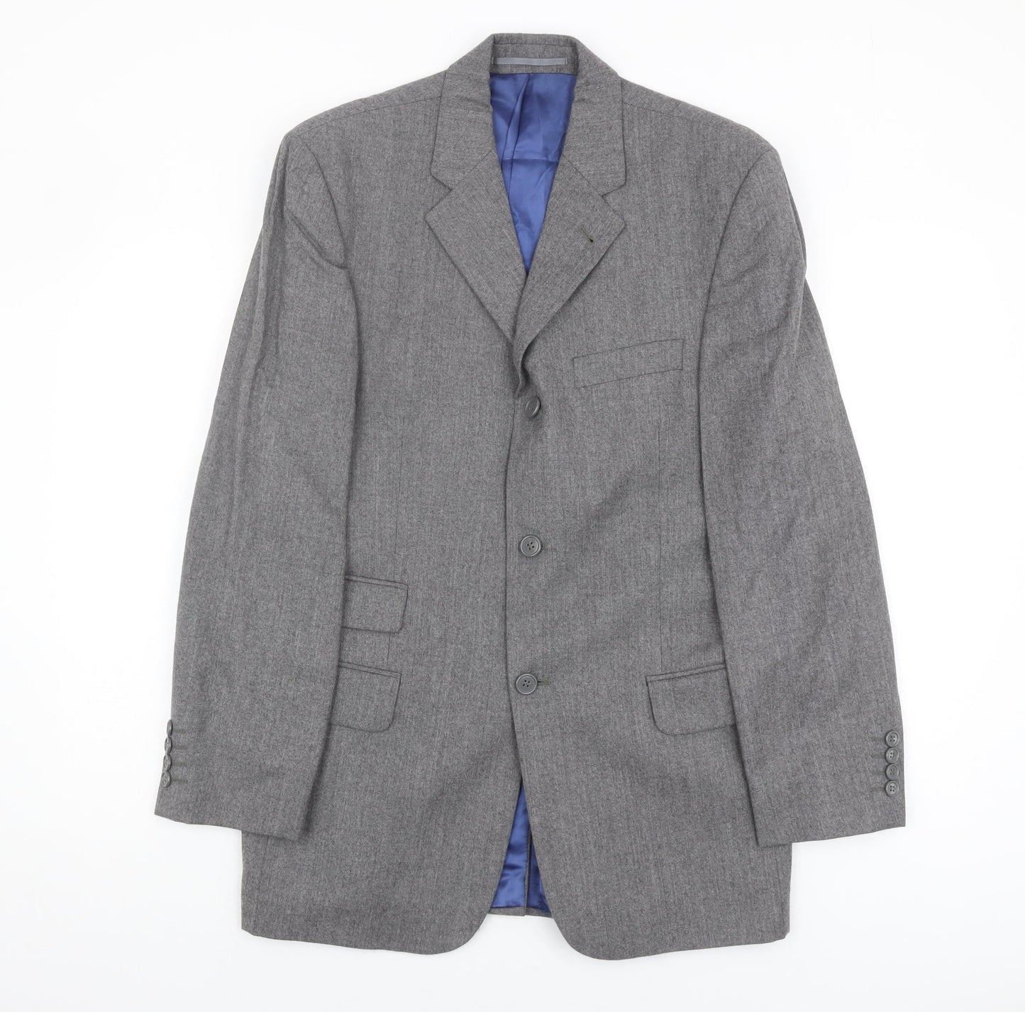 Mens UK Size 38 Daniel Hechter Regular Grey Suit Jacket
