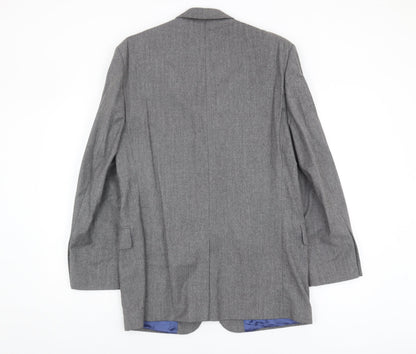 Mens UK Size 38 Daniel Hechter Regular Grey Suit Jacket