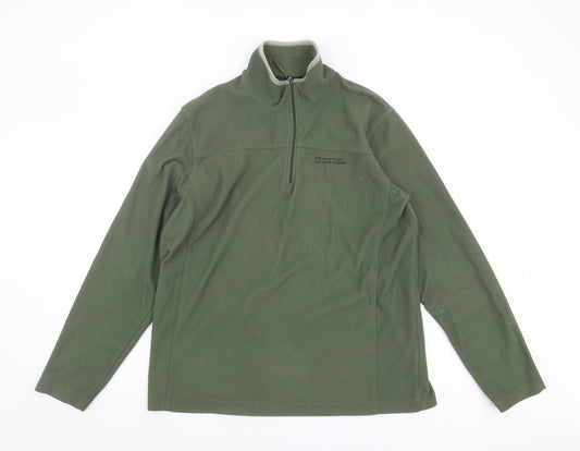 Mens UK Size L Mountain Warehouse Green Pullover Sweatshirt