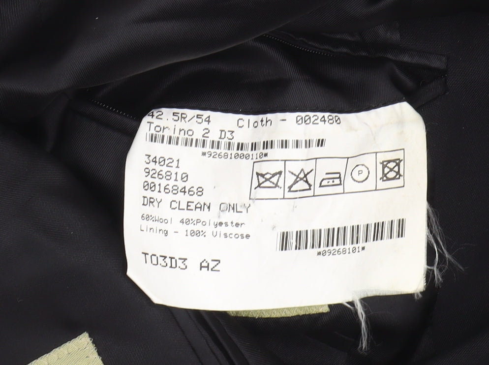 Mens UK Size 42 Magee Regular Black Suit Jacket