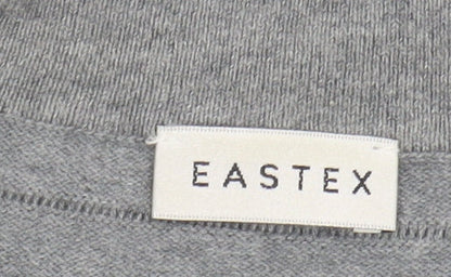 Eastex Women’s Grey Long Sleeve Open Front Cardigan Size 12