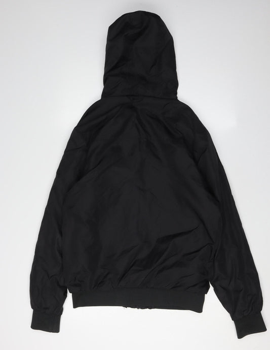 Mens UK Size S ellesse Black Windbreaker Coat
