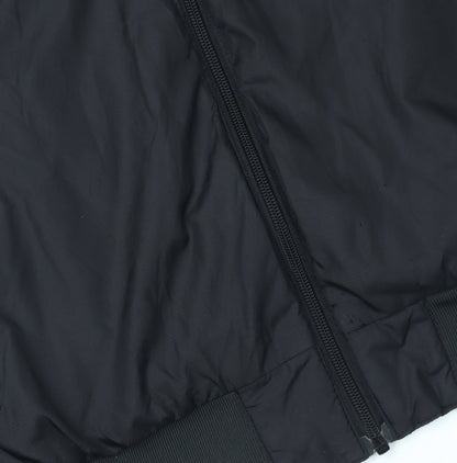 Mens UK Size S ellesse Black Windbreaker Coat
