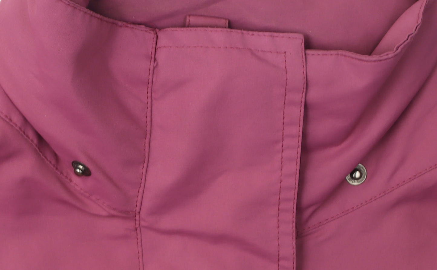 Womens UK Size 14 Outdoor Essentials Pink Parka Coat