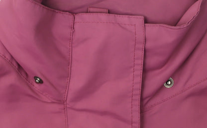 Womens UK Size 14 Outdoor Essentials Pink Parka Coat