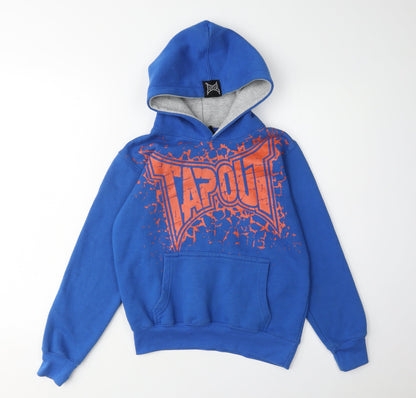 Tapout Boys Blue Pullover Hoodie - Size 7-8 Years