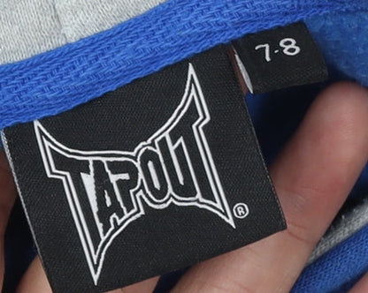 Tapout Boys Blue Pullover Hoodie - Size 7-8 Years