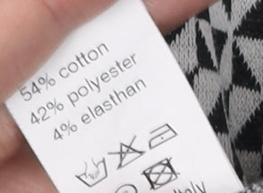 James Lakeland Womens Geometric Knit Shift Dress, Size 12