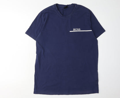 Mens UK Size M Boss Blue  T-Shirt