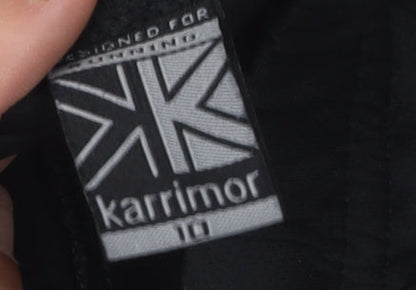 Karrimor Unisex Black Jogger Trousers, Size 10, Quick Dry
