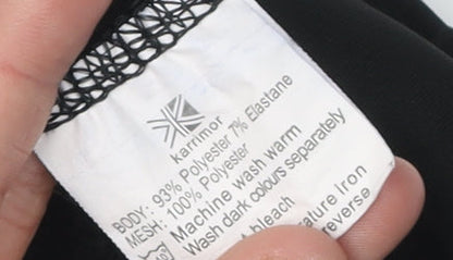 Karrimor Unisex Black Jogger Trousers, Size 10, Quick Dry