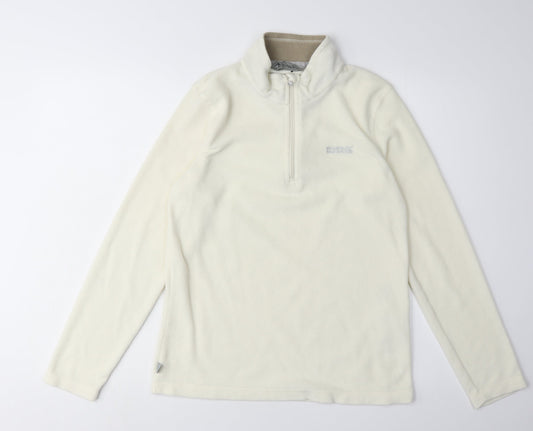 Regatta Women's White Fleece Sweatshirt Size 10