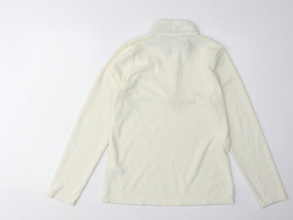 Regatta Women's White Fleece Sweatshirt Size 10