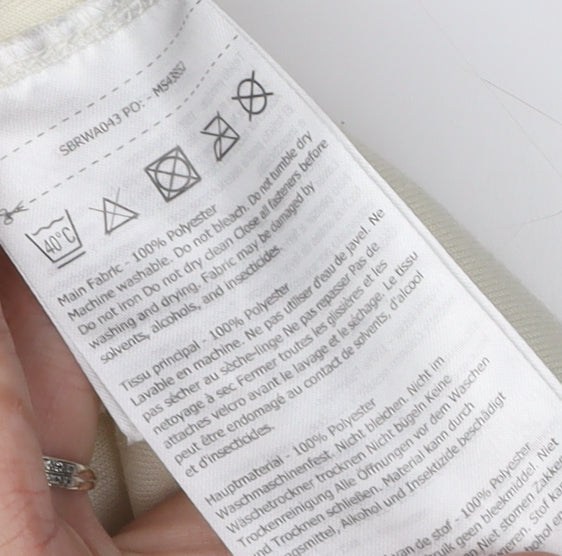 Regatta Women's White Fleece Sweatshirt Size 10