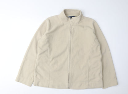 Womens UK Size L Isle Beige Basic Jacket