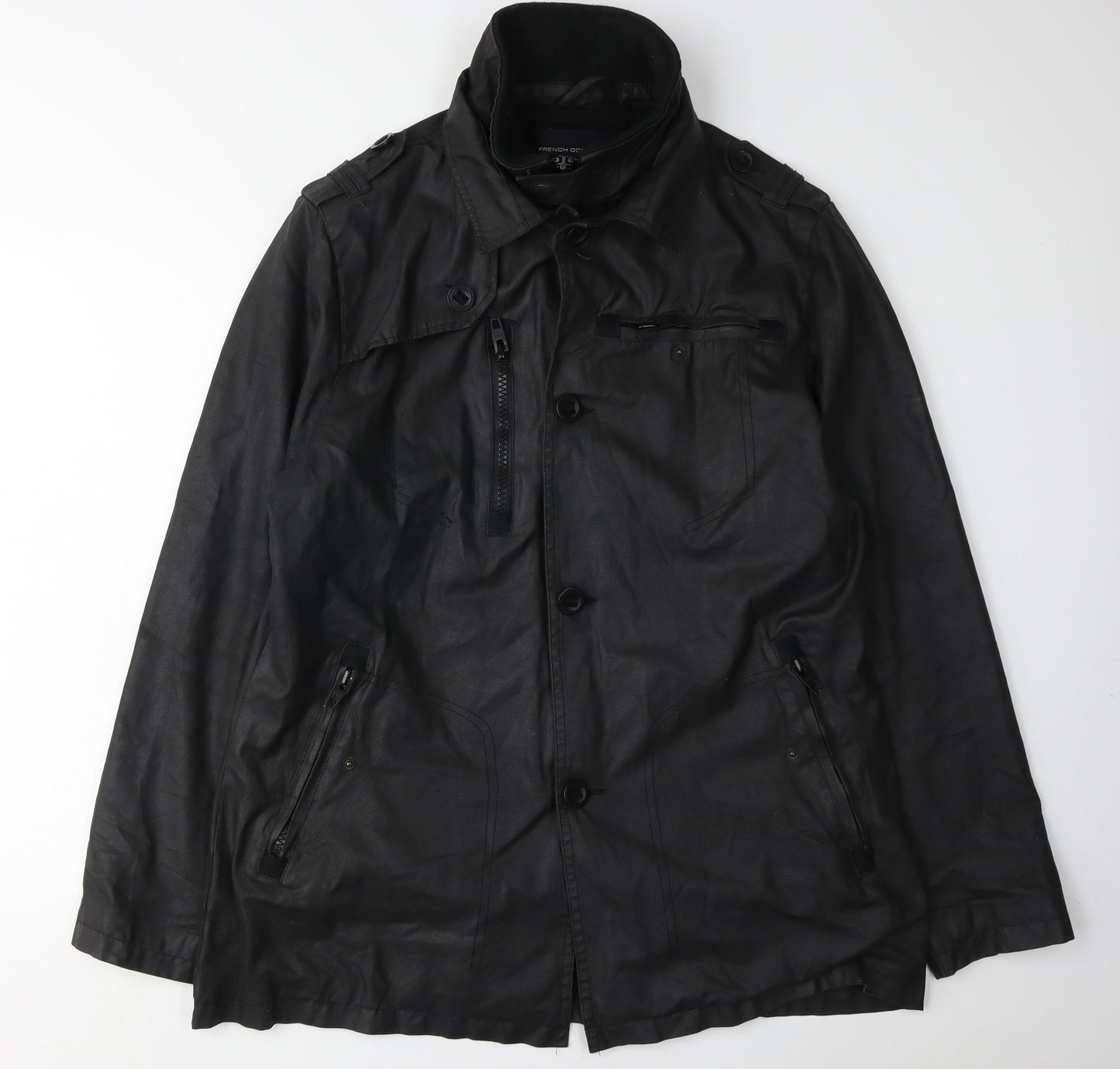 Mens UK Size L French Connection Black Basic Jacket