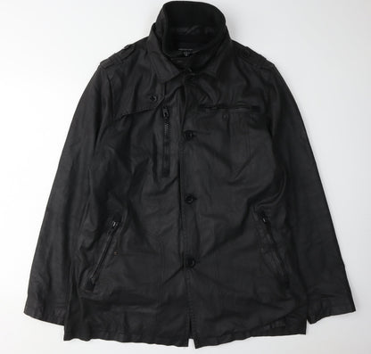 Mens UK Size L French Connection Black Basic Jacket