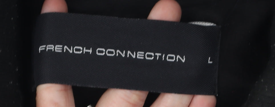 Mens UK Size L French Connection Black Basic Jacket